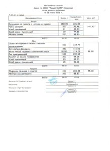 Меню 25.06